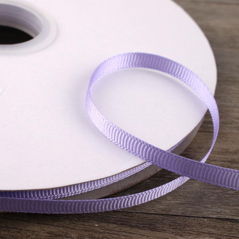 6mm Double-Sided Ribbed Satin Ribbon for DIY Bows, Hair Accessories, Packaging, and Weaving Decorations