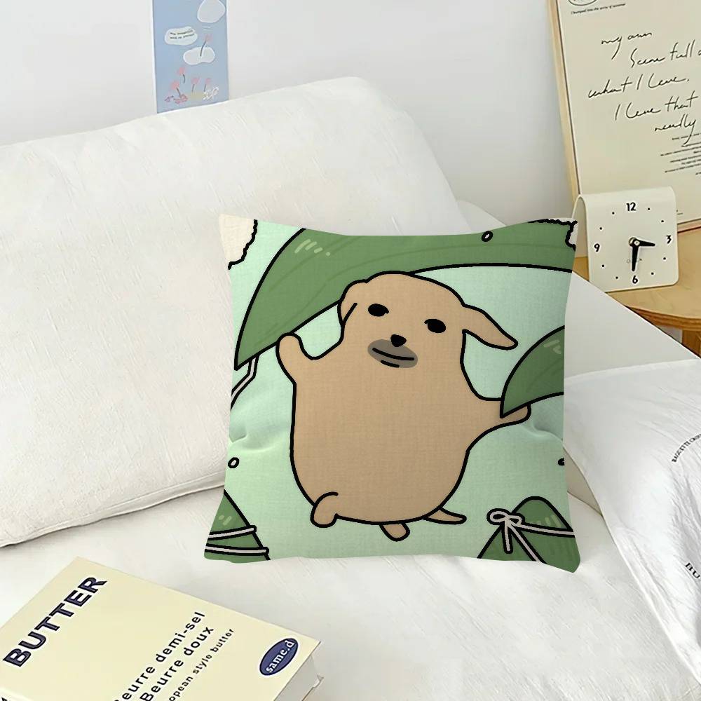Funny anime meme nnudaeng dog  Pillow Gift Home Office Decoration Pillow Bedroom Sofa Car Cushion CoverPillow Case