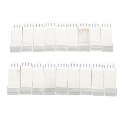 18 Pcs Vinyl Record Wall Mount Self Adhesive Clear Vinyl Display Shelf No Drill Vinyl Storage