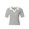 LAGOGO White and Black Knitted Sweater