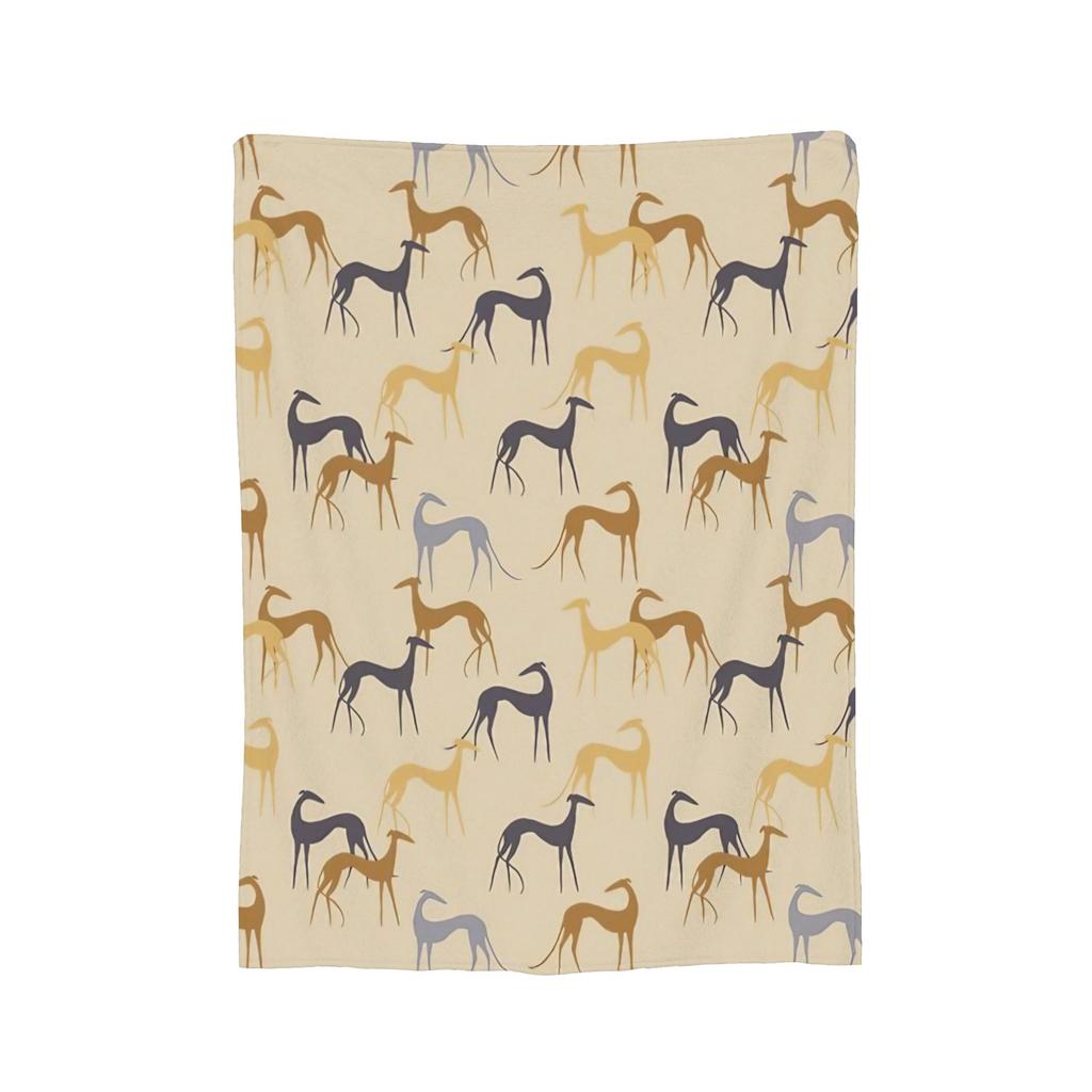 Summer Greyhound Fuzzy Blanket Skipworth Whippet Lurcher Dog Galgo Funny Throw Blankets for Home 200x150cm Quilt,