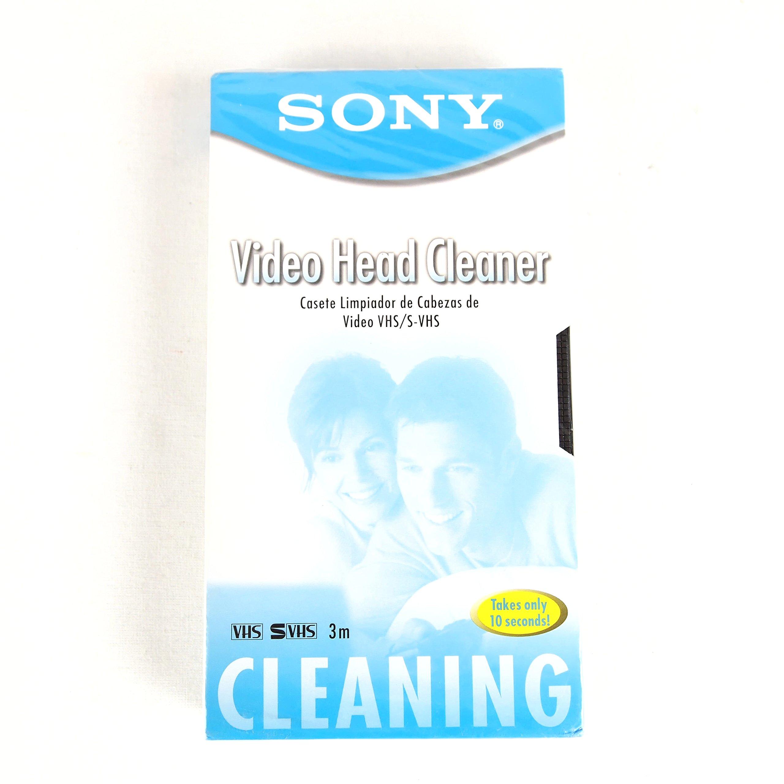 Sony Video Head Cleaner VHS S-VHS