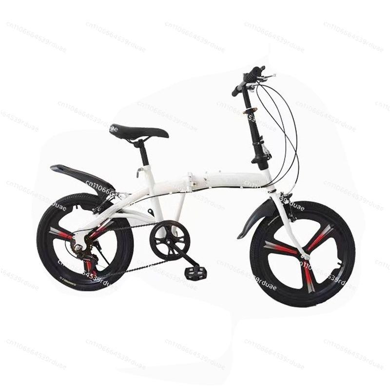 20 tommer foldbar cykel foldbar 7-trins kompakt bærbar bypendler cykel