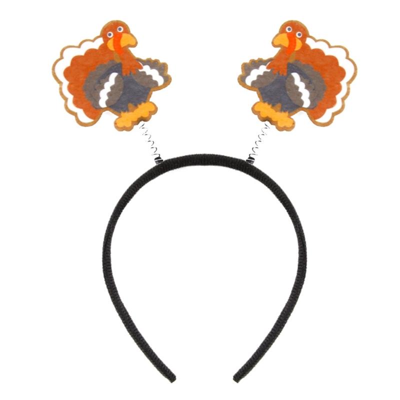 

Уникальный ободок на День Благодарения, креативный дизайн с индейкой и куриной ножкой, модный головной убор для вечеринок и собраний