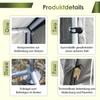 Multifunctional Equipment House Dark Grey Bicycle Garage, Garden House, Tool Tent, Storage Tent – 296x190x200cm