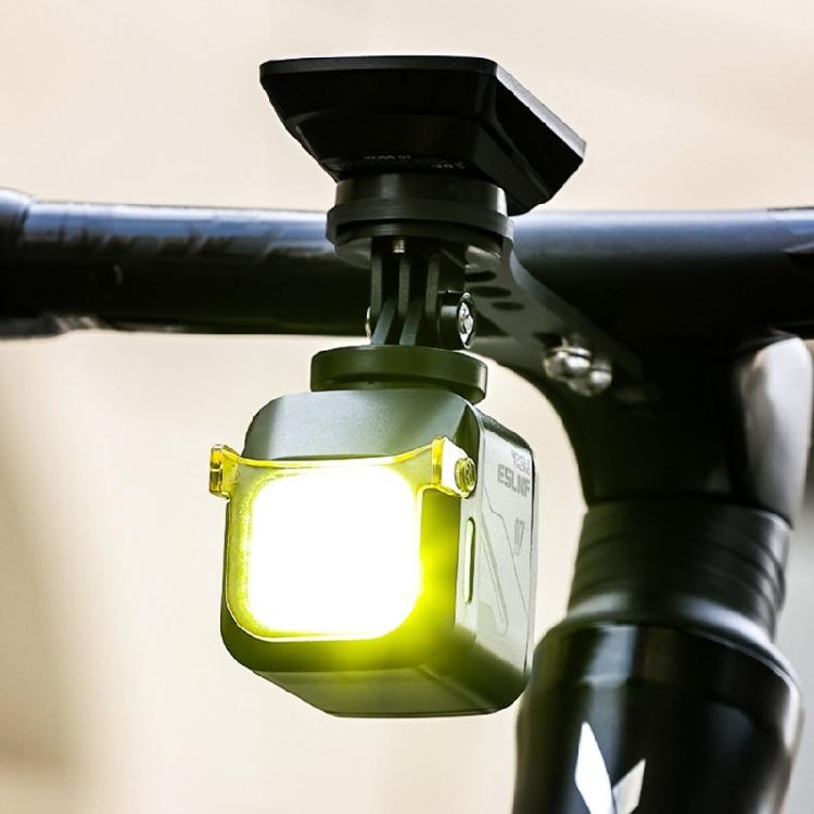 USB Genopladelig Cykellygte Med Støvtæt Lampeskærm Fjernbetjening Cykler Forlygte til LandevejsCykle