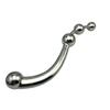 Stainless Steel Metal Double Dildo Penetration Huge Anal Beads Butt Plug G Spot Male Prostate Massager Fake Penis Vagina Sex Toy