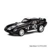 1:32 Scale Cobra GT500 Sports Car Model Toy Sound Light Pull Back Shock Absorption Vehicle Models Miniature Gifts for Kids