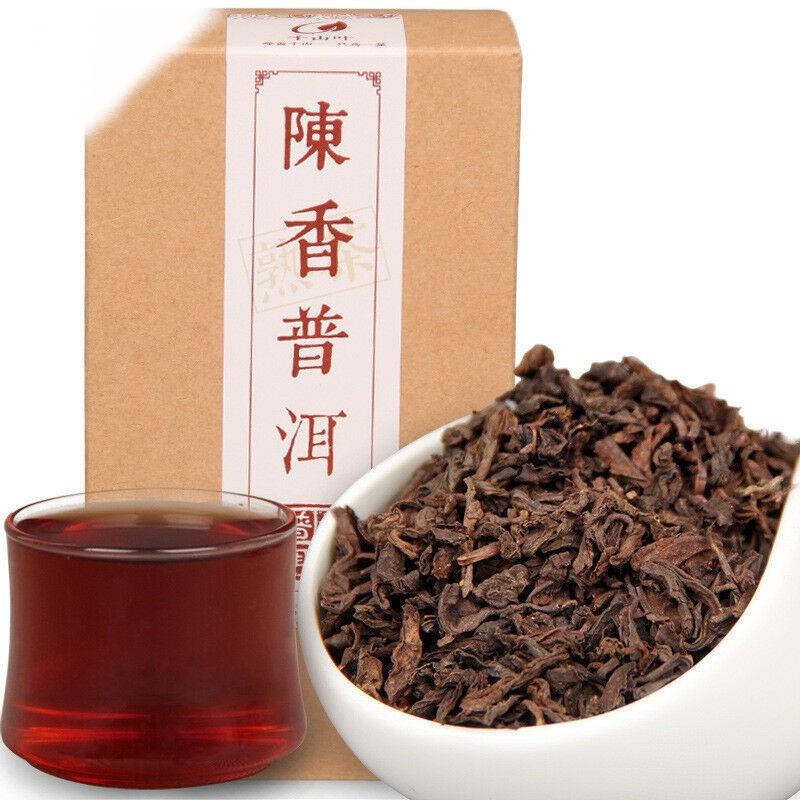 Black Tea Organic Puer Tea Boxed Ripe Pu-erh Loose Old Tree China Health 120g