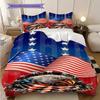 The majestic American bald eagle bedding, duvet cover, pillowcase, home decoration, birthday gift (1 * duvet cover+2 * pillowcase, coreless)