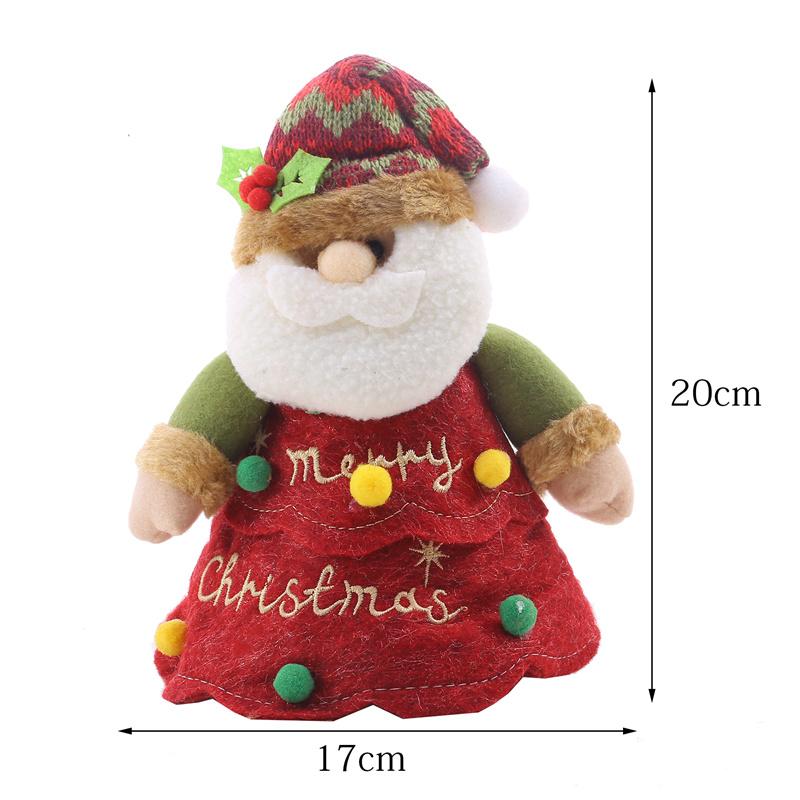 New Year Christmas Decorations For Home Gift Bag Large Candy Christmas Bags Holiday Cartoon Apple Bag Tree Shaped Candy Bag