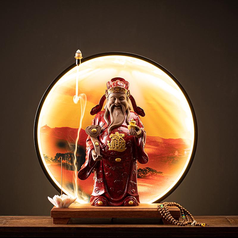 

Ceramic Wealth God Statue for Prosperity