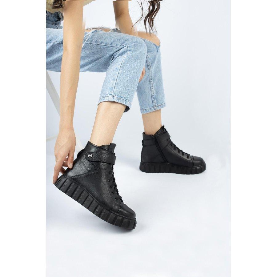 

Женские повседневные спортивные ботинки из натуральной кожи на толстой подошве