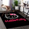 1pc Sanrio Hello Kitty Mermaid Printed Office Carpet Rectangle Rug Under The Table,Perfect Room Decor for Living Room, Bedroom, Kitchen, Non-slip Floo