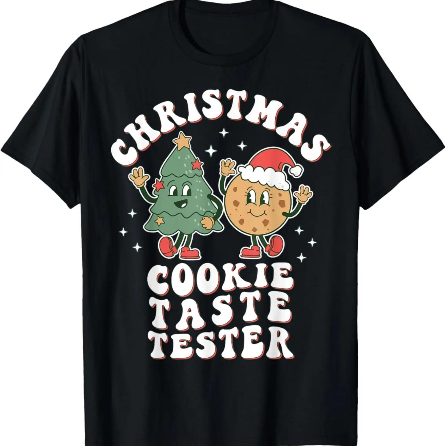 Christmas Cookie Taste Tester _ Baker Taster Kids Women Men T-Shirt S чёрный