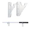Elegant Acrylic Light Sabers Stand Light Sabers Acrylic Display Rack Vertical Wall Mount Shelf for Swords Collection