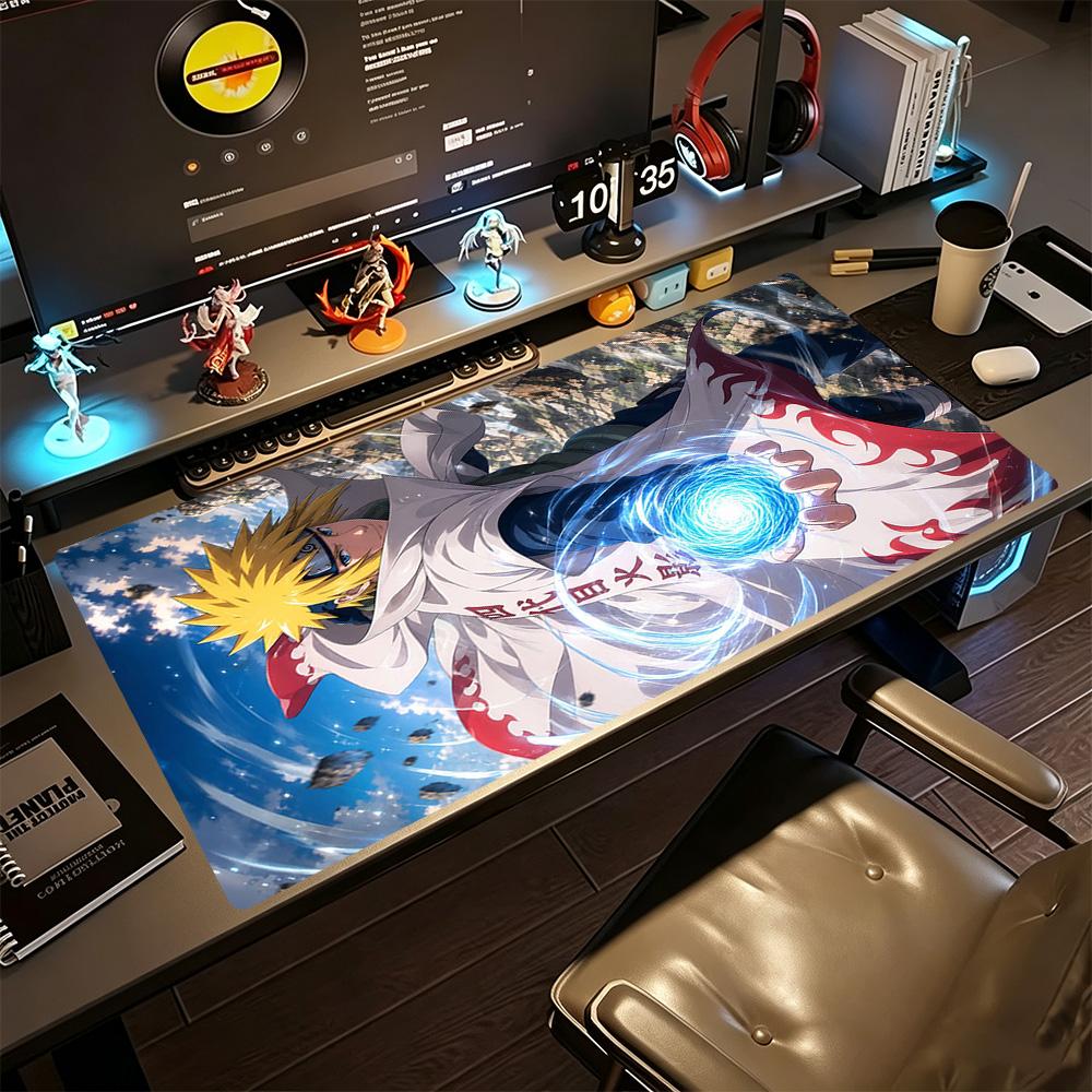 Naruto Large Mouse Pad Keyboard Mat Study Desk Mat Non-Slip Rubber Base Perfect Gift for Gamers