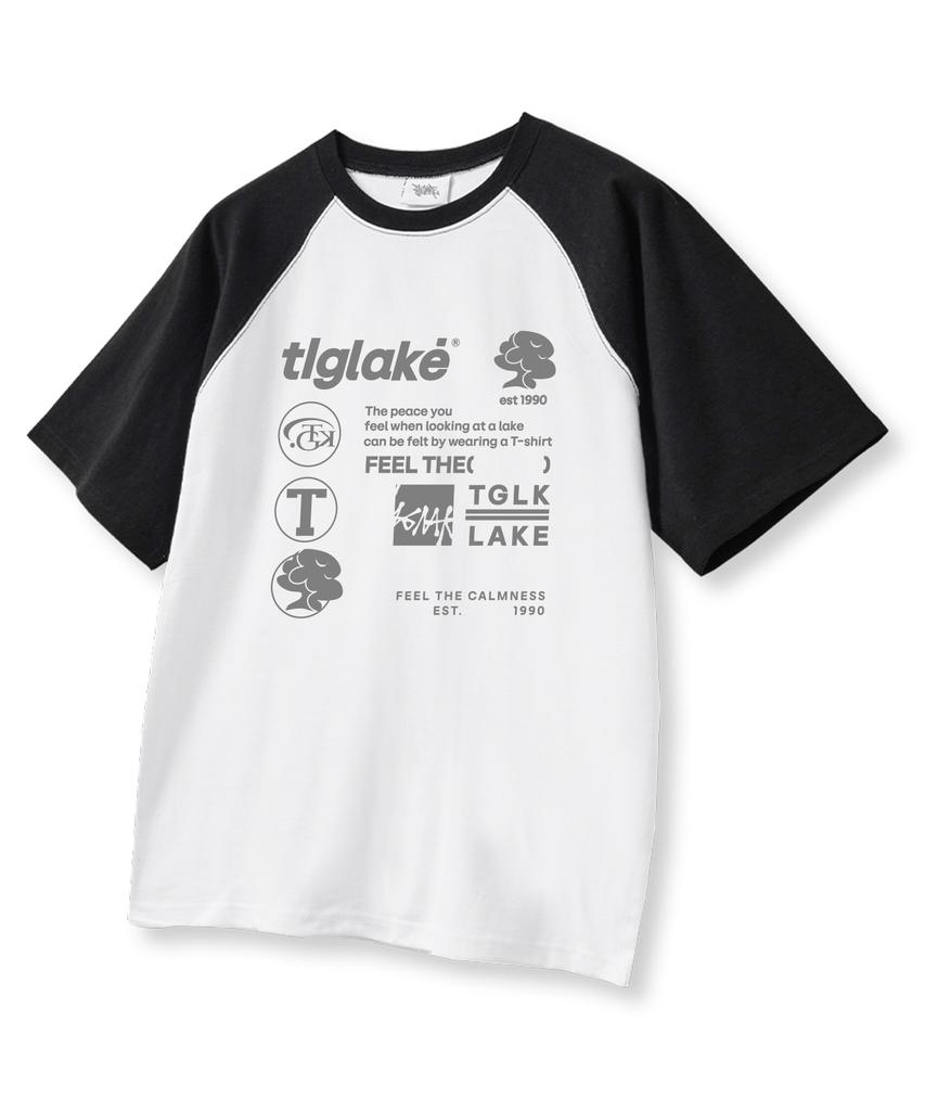 TI.GLAKE Elementry Raglan Oversized Short Sleeve T-Shirt White