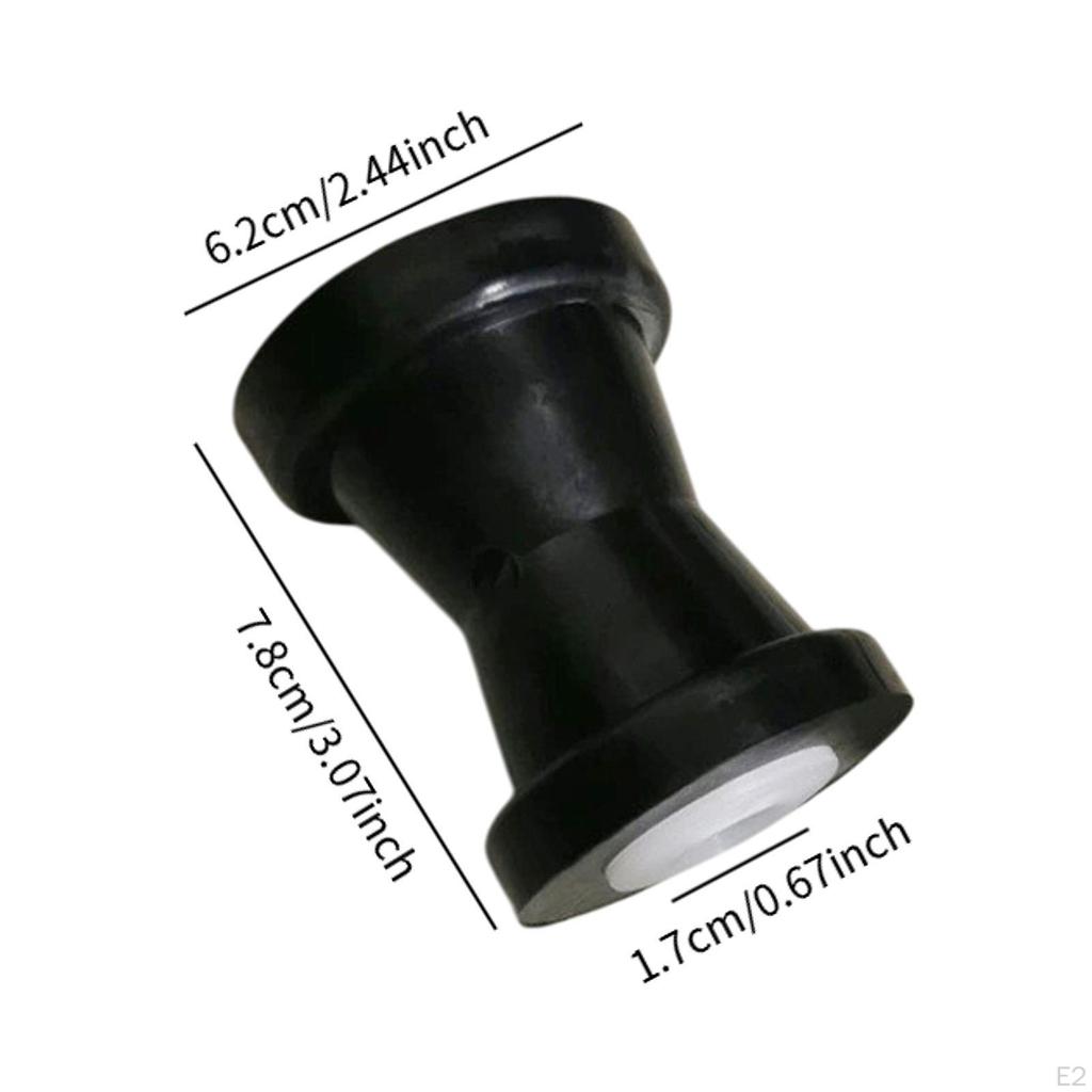 3" Bugrolle Zubehör Ersatz Robuste TPU Anschlagglocke Rolle, Bootsanhänger Baugruppe