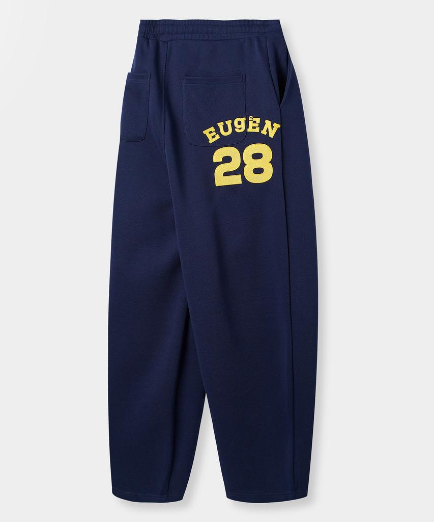 Yujen Lounge Curved Sweatpants_Navy