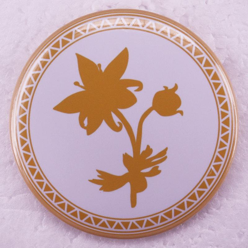 NieR: Automata - Moonlight Flower Mechanical Era Tin Badge Pin