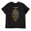 Canadian Passport Cover T-Shirt Luxury T-shirt Man T-shirt Vintage Graphic Tee Shirts Men Graphic