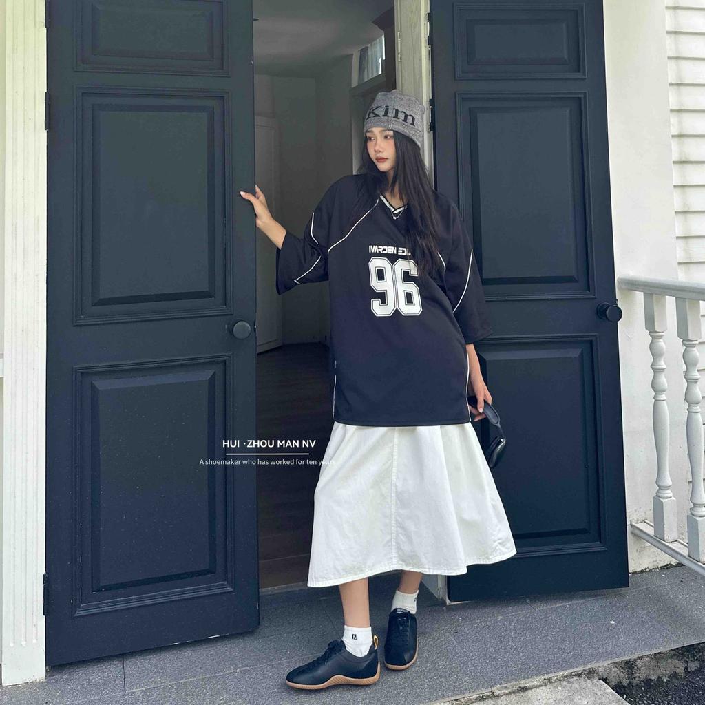 Sheepskin version~ Ballet shoes women's sports style 2025 new Korean version leather platform training women's shoes single shoes women