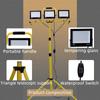 Floodlight with bracket emergency maintenance work light construction site mobile portable searchlight outdoor square lighting