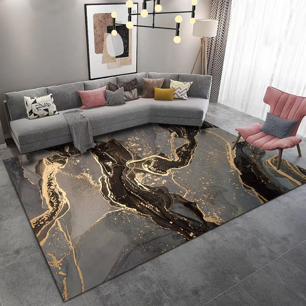 Living Room Carpet Dirt Resistant Carpet Household Sofa Coffee Table Carpet Bedroom and Anti Slip Pad