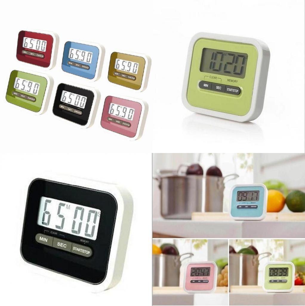 Ultra Stylish Magnetic Digital Lcd Kitchen Timer With Fashionable Design For Kitchens