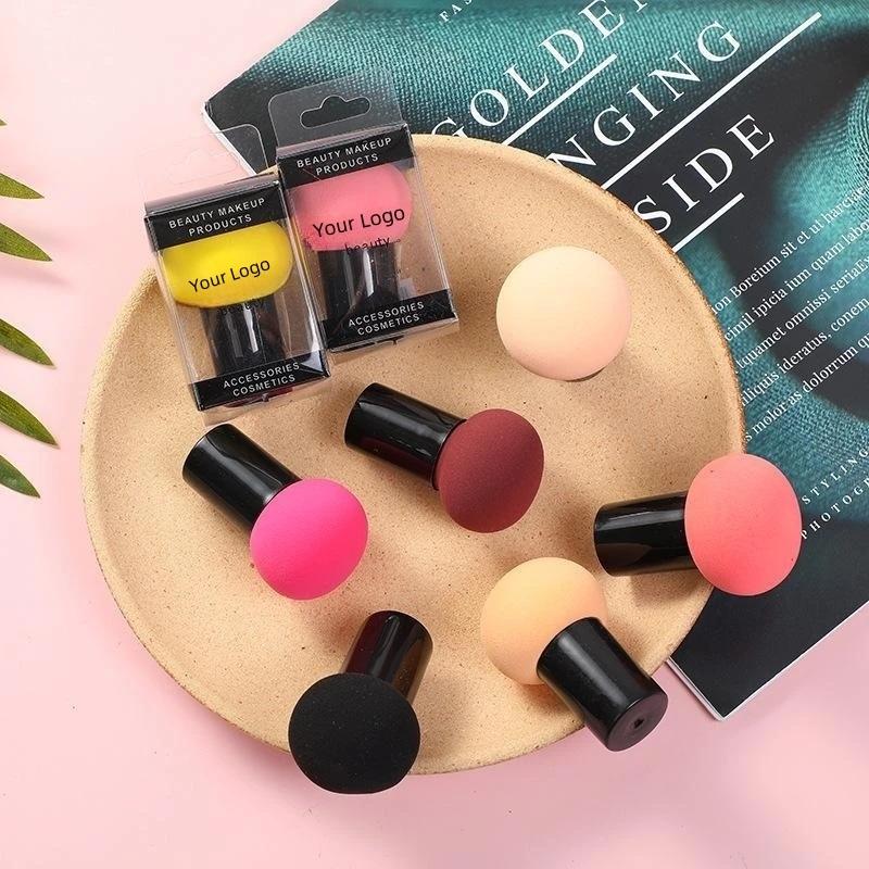 1 Pc Cute Makeup Face Coverup Mushroom Head Sponge Powder Puff Comfortable Hygiene Fashion Cosmetic