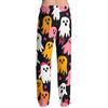 Men's Halloween Print Drawstring Pants Casual Pajama Pants