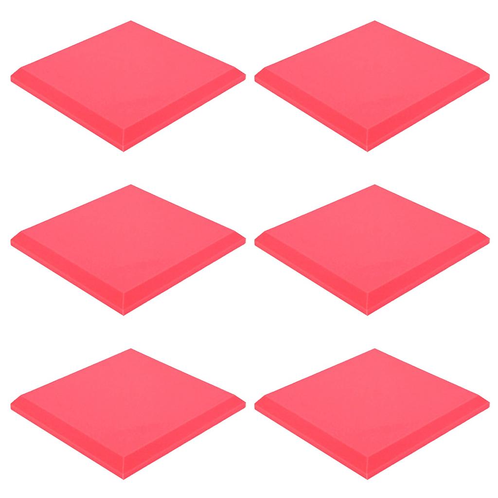 6PCS Sound-absorbing Flame-retardant Foam Board Sound-absorbing Sponge KTV Sound