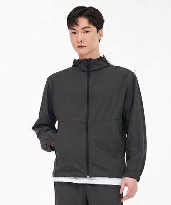 Chasecult Men'S Cool Light Zip-Up Hoodie - Charcoal
