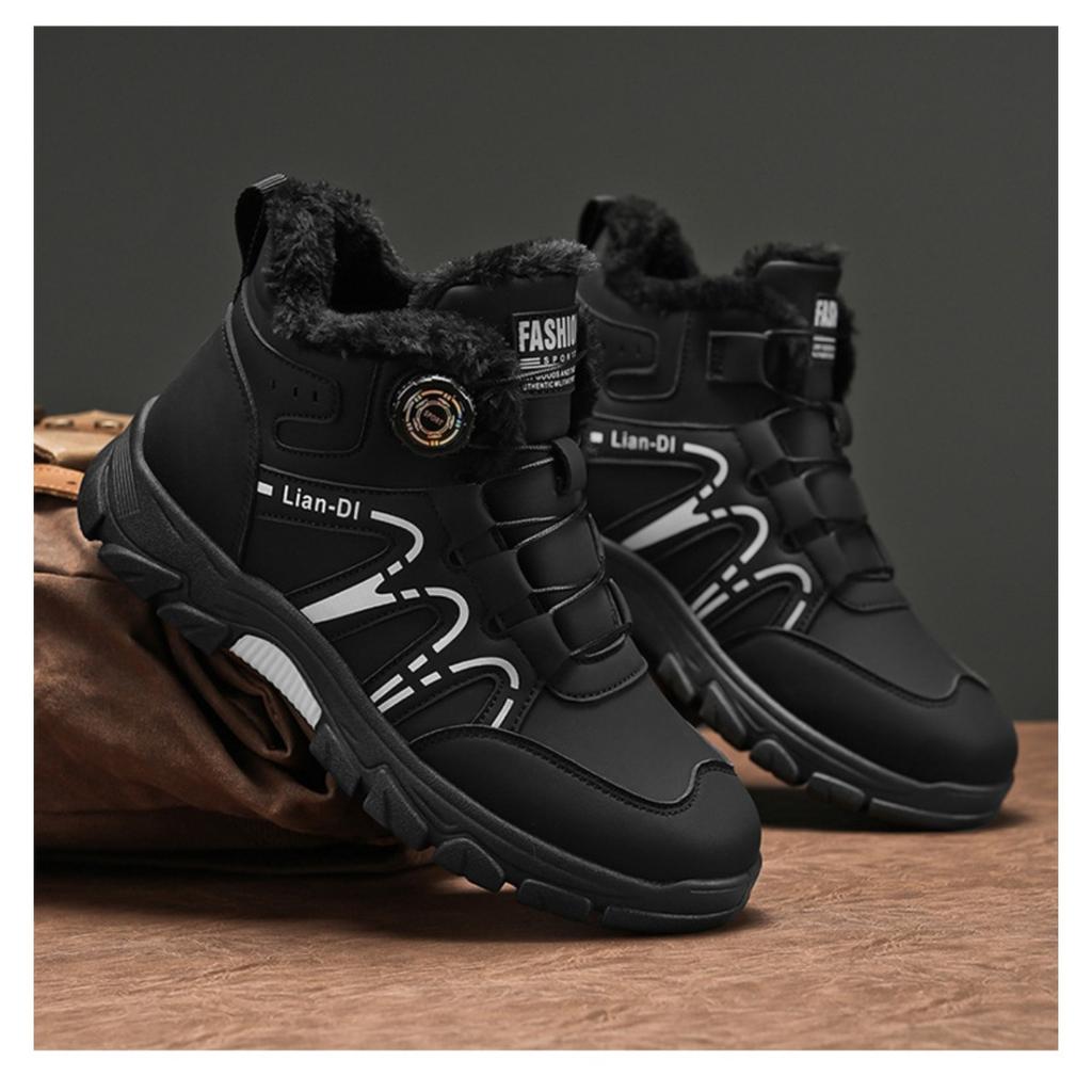 Velvet Shoes, Thick Shoes, Cotton Shoes, Men's Shoes, Warm Shoes, Martin Boots, Breathable, Casual Shoes, Sports Shoes