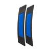 2Pcs Carbon Fiber Car Wheel Eyebrow Reflective Sticker Waterproof Non Fading Earview Mirror Car Door Handle Bumper Edge Guard