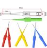 Cleqee Test Probe Insulation Piercing Test 4mm Banana Jack Back Small IC Multimeter Piercing Multimeter Test Automotive Insulation Needles 15-Pack
