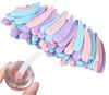 20PCS Mini Spatula for Cosmetics, Bulk Disposable Mini Plastic Makeup Spatulas, Mask Scoop for Mixing and Sampling (Multi Colored)
