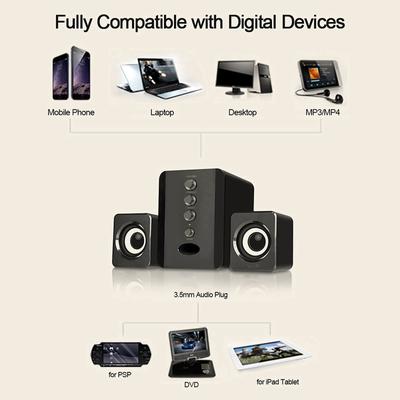 D-202 USB-Kabel-Kombinationslautsprecher, Computer-Lautsprecher, Bass-Stereo-Musik-Player, Subwoofer-Soundbox