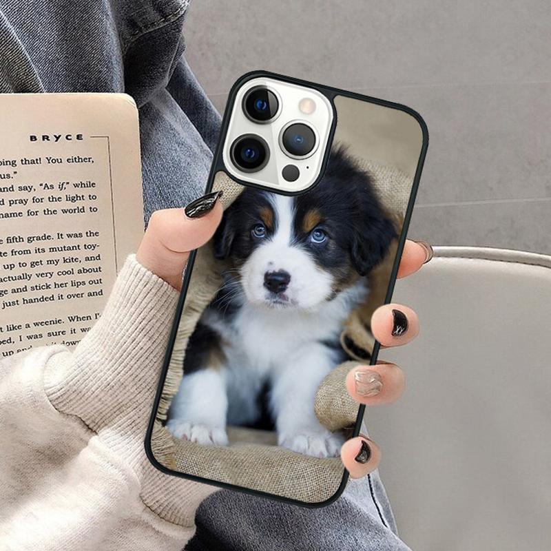 Bernese Mountain Dog Phone Case for iPhone 17 Air 16 16e 15 Plus for Apple 13 11 12 14 Pro Max Cover coque Shell
