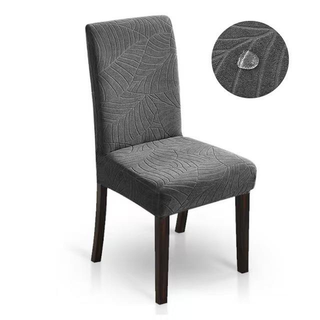 Waterproof Jacquard Big Leaf Hotel Home One-Piece Half-Pack Stool Cover Elastic Office Computer Chair Cover