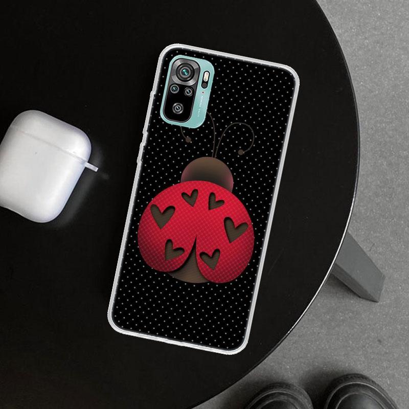 Insect Seven-Star Ladybug Phone Case Cover for Xiaomi Redmi Note 15 14 13 12 11 Pro Plus 14S 12S 11S 11T 11E 10S 10 Customized F