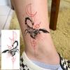 1 Sheet Geometric Planet Mountains Temporary Tattoos For Women Men Forearm Foot, Waterproof Long Lasting Realistic Tatoo Sticker