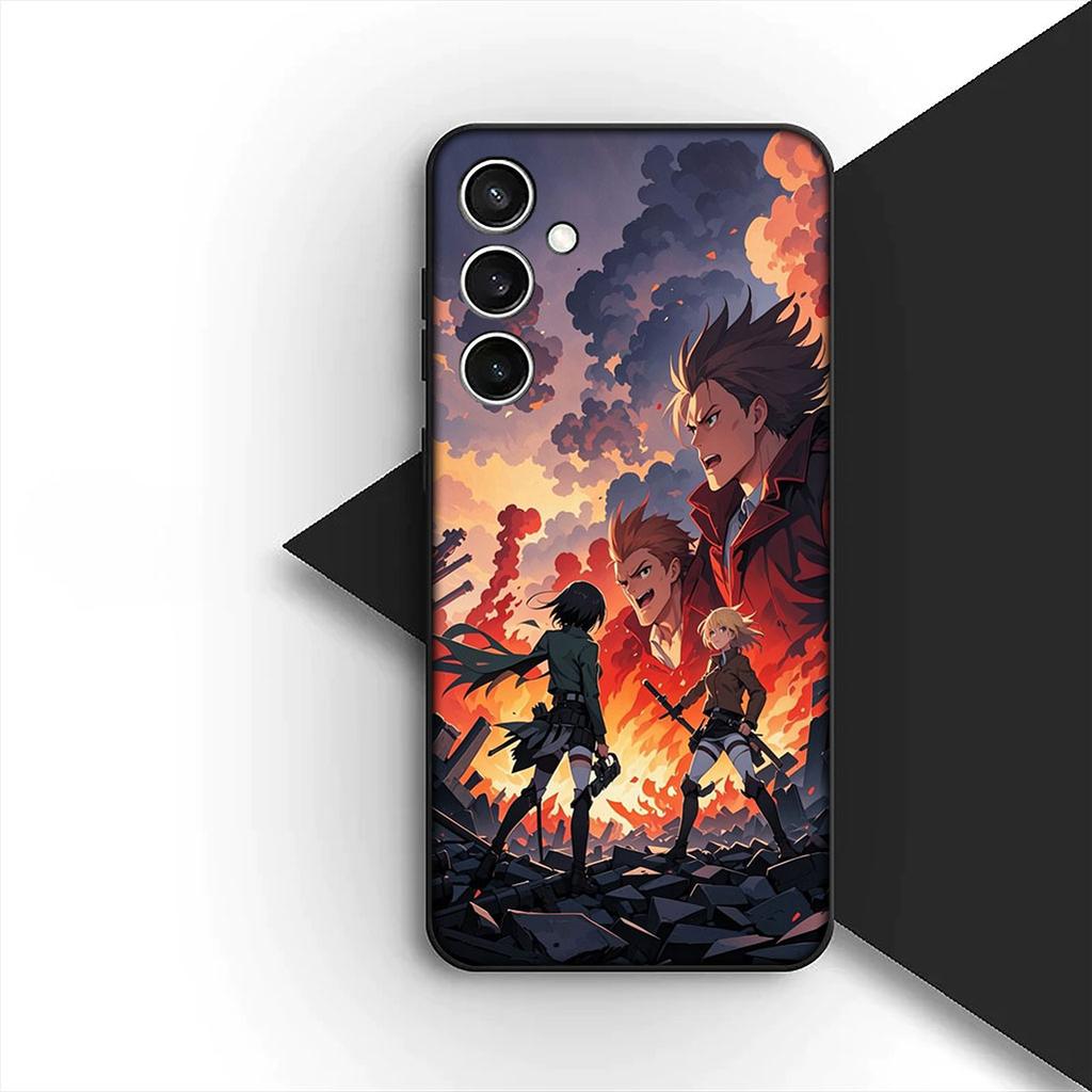 Cover Attack On Titan Levi Eren Jaeger for OPPO A40 A80 A60 A38 A79 A15 A16 A17 A18 A58 A78 A57 A53 A40M 4G 5G Phone Case