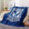 1Pc Lech Poznań Print Flannel Blanket High Quality Warm Comfortable Cover for All Seasons Perfect for Gifts Home Decor