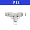 AirTAC Pneumatic Quick-Fit Tube Connectors: Y-Type & T-Type, APY/APE Sizes 4-16