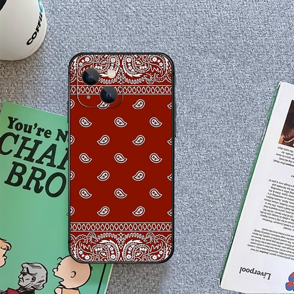 Bandana Fashion Kerchief Phone Case Cover Coque For Iphone Xiaomi Mi Samsung Galaxy Redmi Note A S 11 12 13 14 15 22 23 24 5G Pro Plus Max Fe Ultra