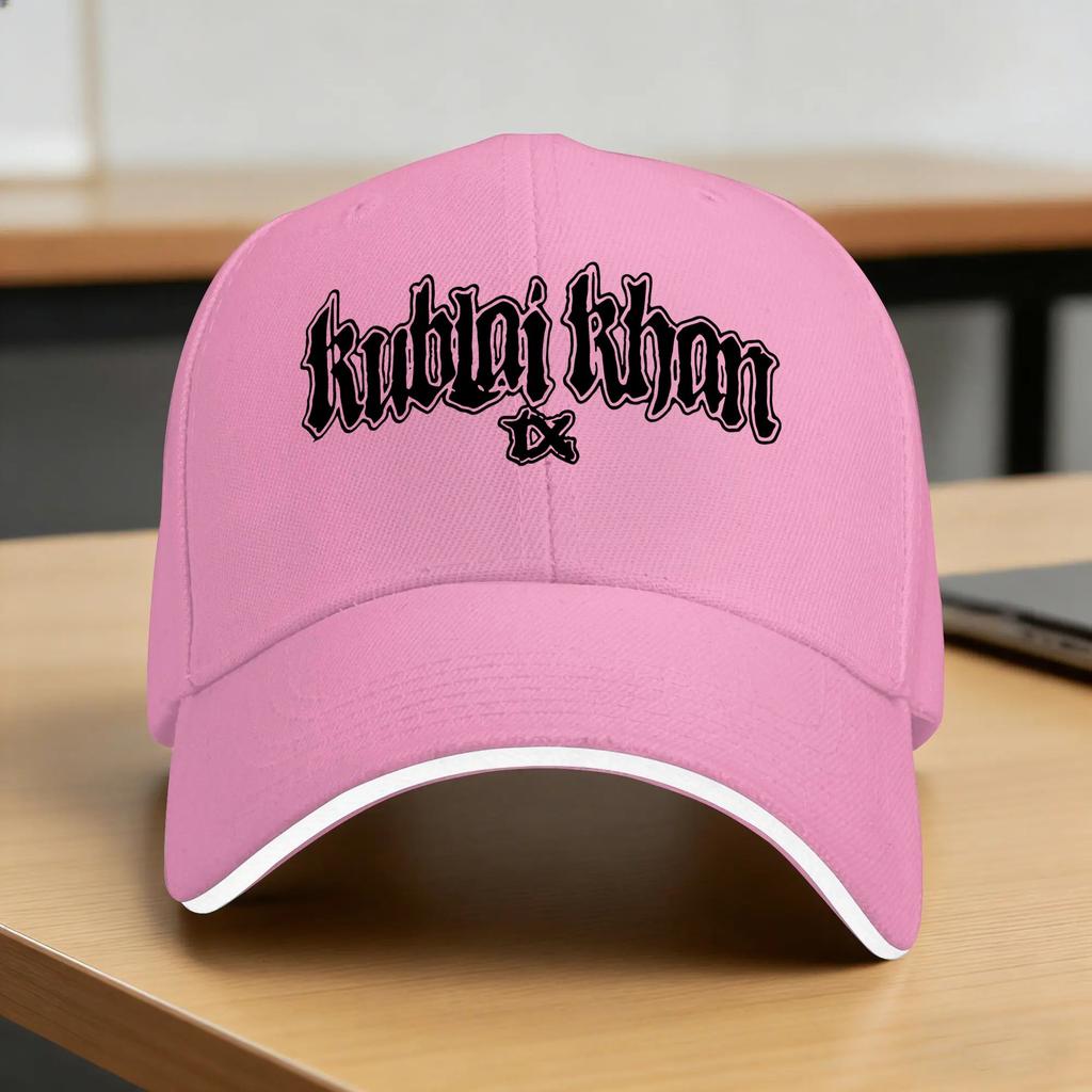 Kublai Khan TX Band Logo Baseballkappe Jagd Camping Dropshipping Hip Hop Hüte Unisex Damen Klassisches Design Baseballkappen