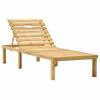 VidaXL Chaise Longue Impregnated Pine Wood 49087