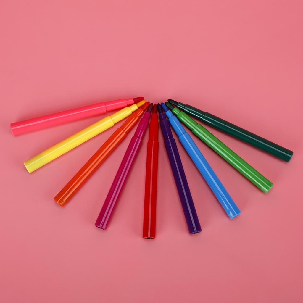 12pcs Washable Watercolor Paint Pens Marker Set Airbrush Color Pen Refills for Electric Spray Pen Marker Sprayer Art